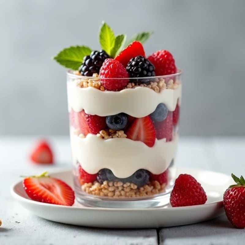 Cottage Cheese and Berry Protein Parfait