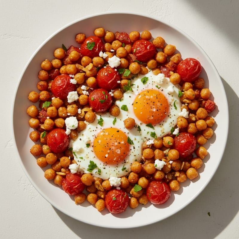 Baked Eggs with Roasted Tomatoes