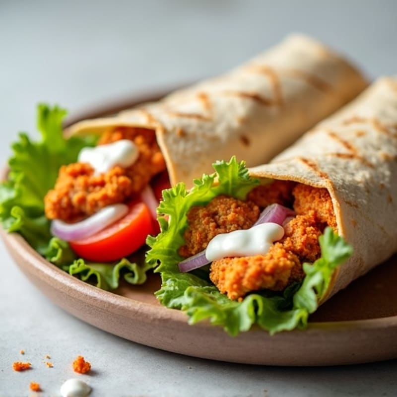 Crispy Buffalo Chicken Wraps