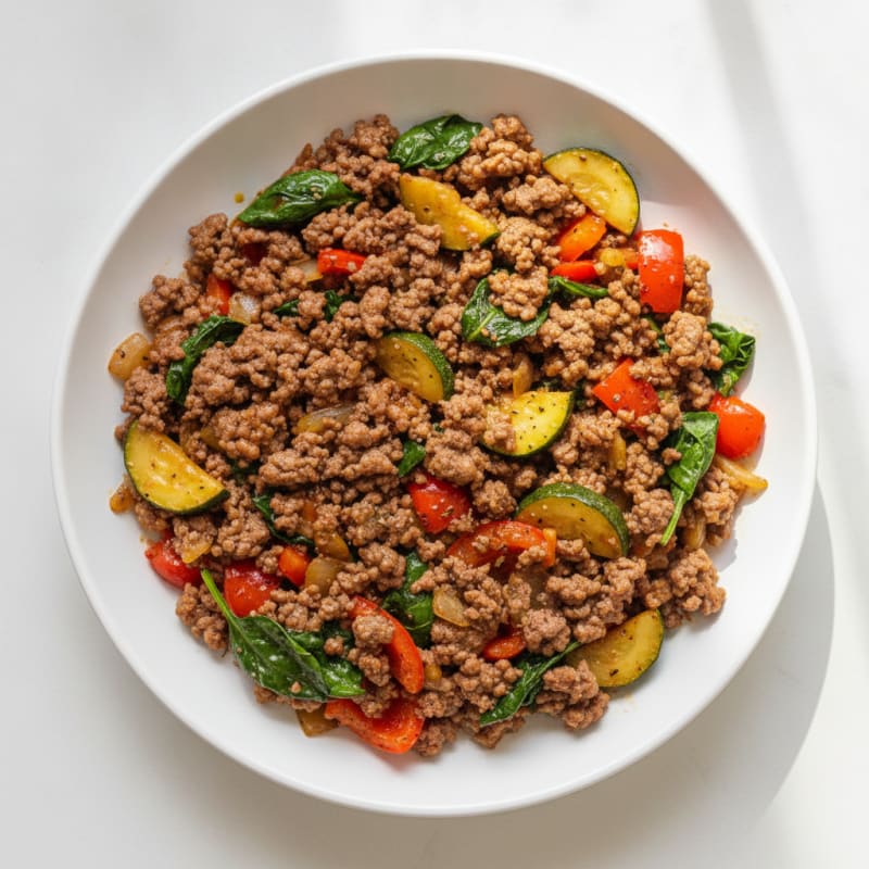 Ground Beef and Vegetable Skillet