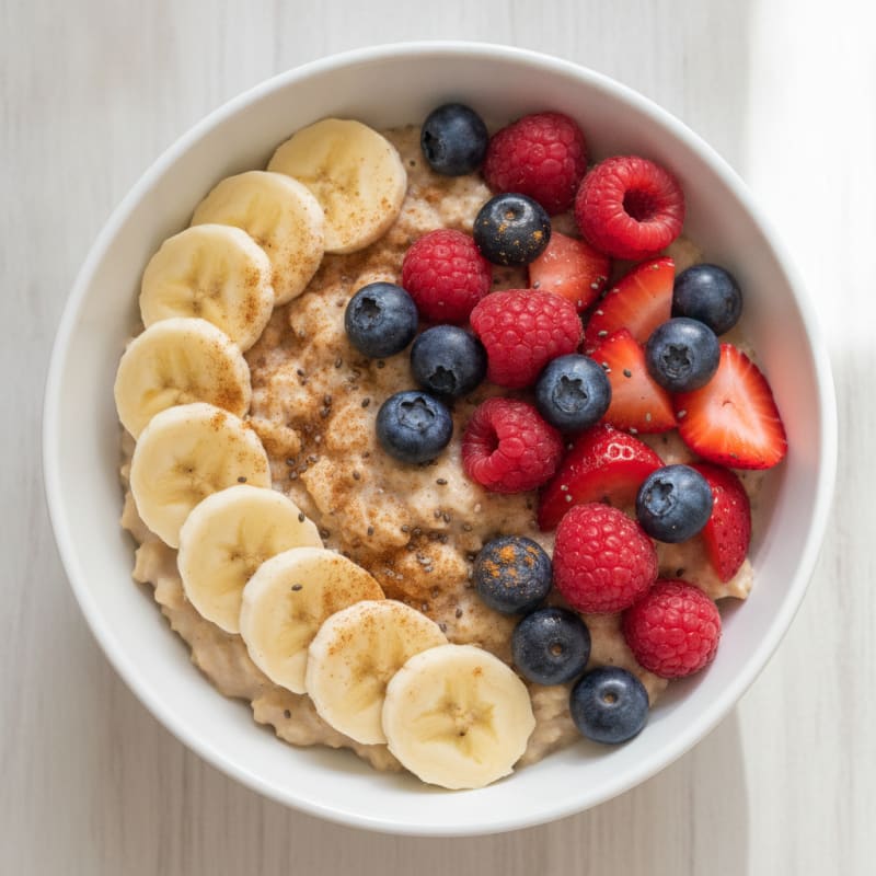 Berry Banana Overnight Oats