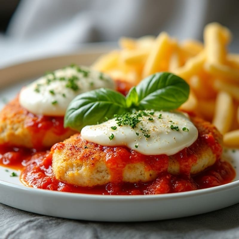 Crispy Baked Chicken Parmesan with Fresh Herbs