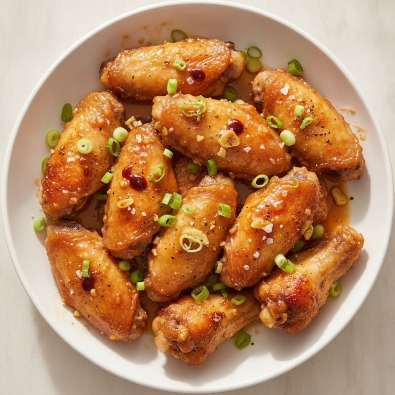 Honey-Garlic Glazed Chicken Wings