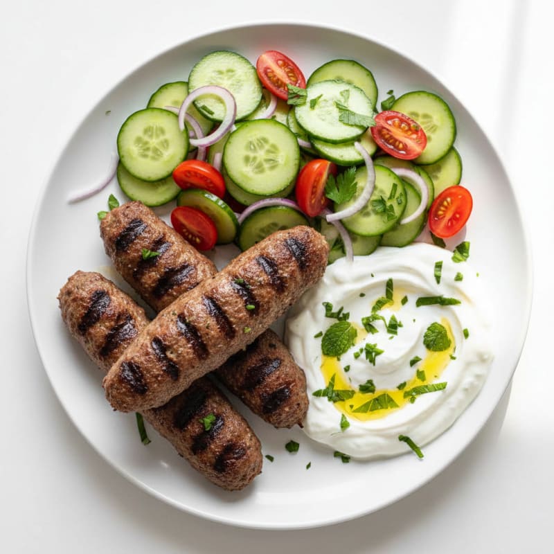 Tender Lamb Kofta with Zesty Yogurt Sauce