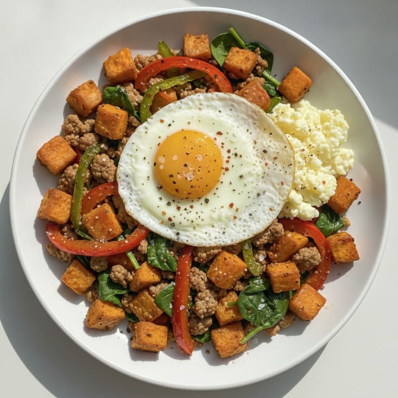 Hearty Grand Slam Breakfast Skillet