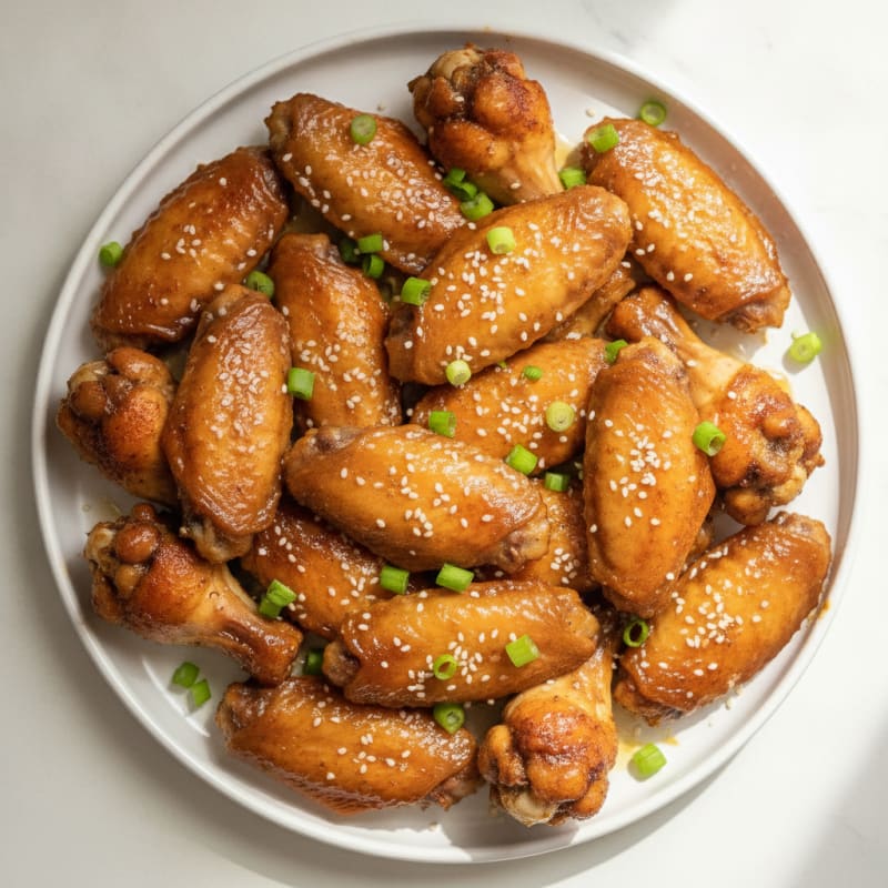 Baked Honey-Garlic Chicken Wings