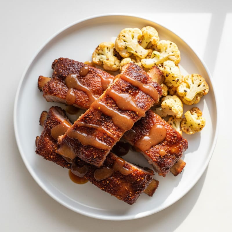Smoky BBQ Pork Ribs with Tangy Glaze
