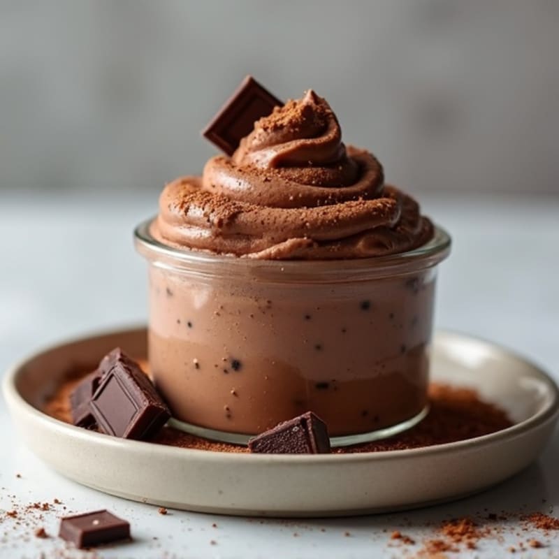 Dark Chocolate Protein Mousse