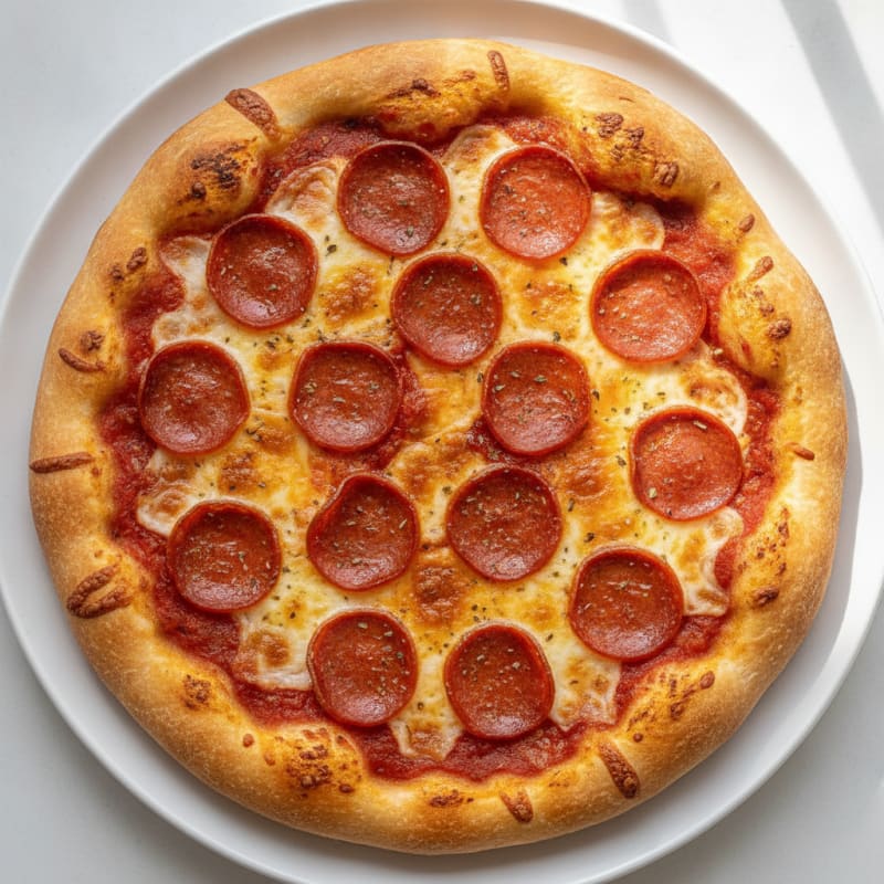 Stuffed Crust Pepperoni Pizza