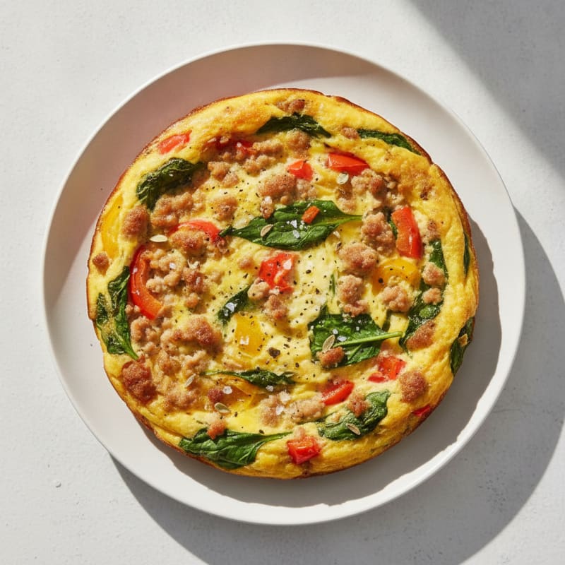 Breakfast Sausage and Egg Bake