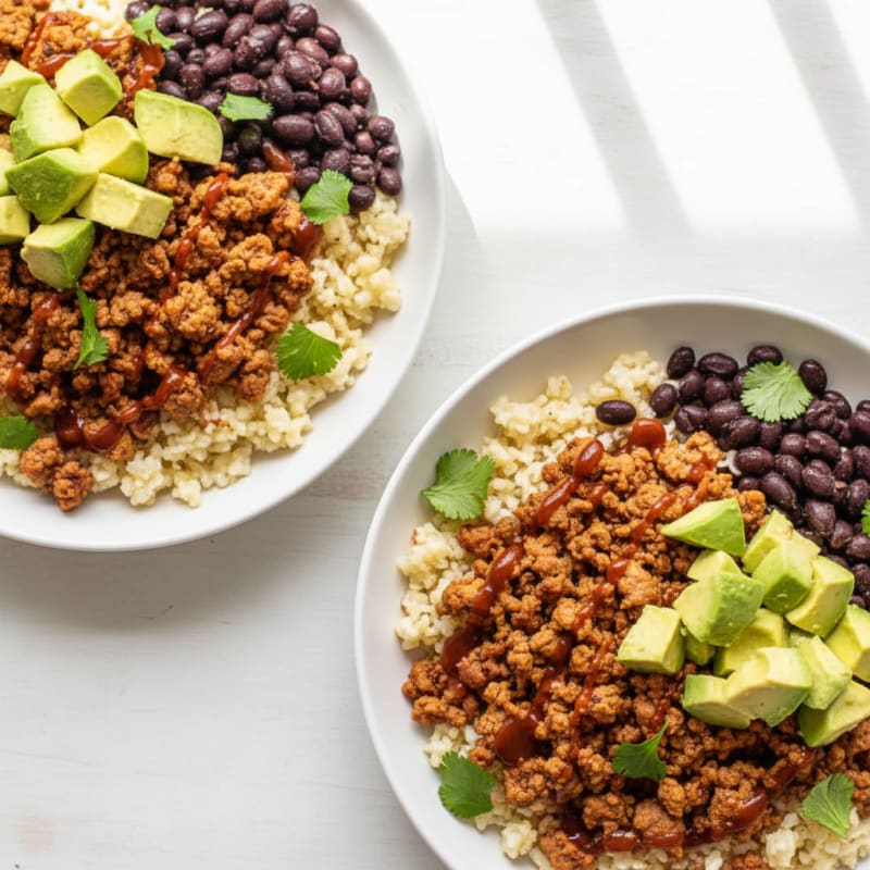 Smoky Chili-Lime Turkey Taco Bowls