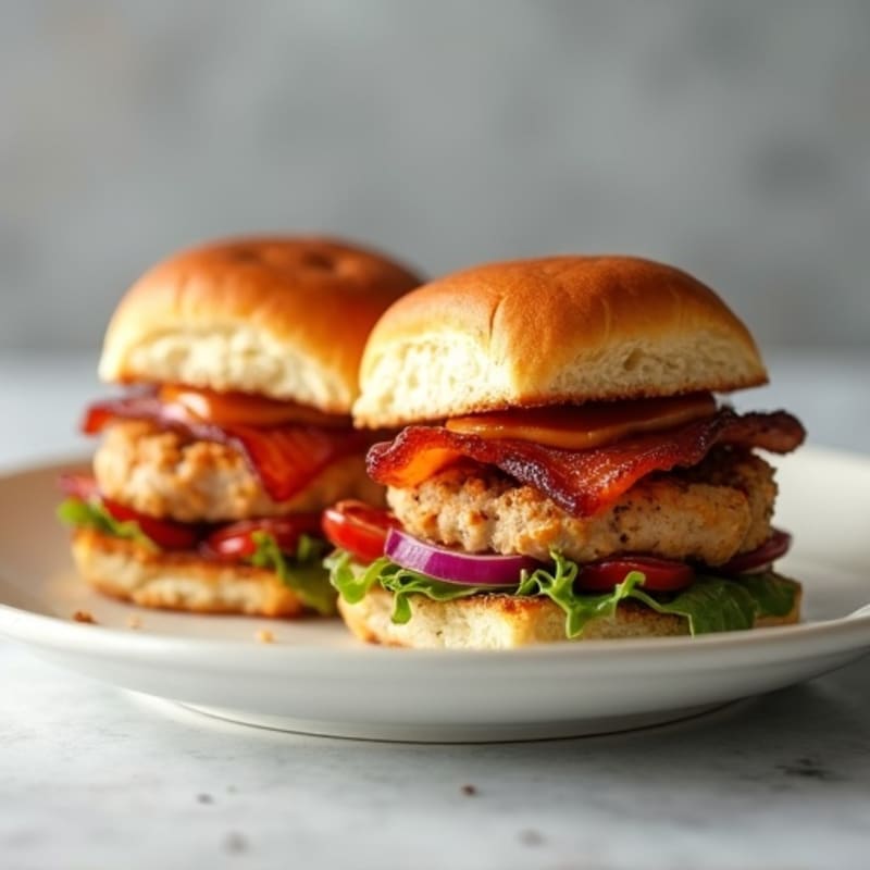 Crispy Bacon-Wrapped Jalapeño Turkey Sliders