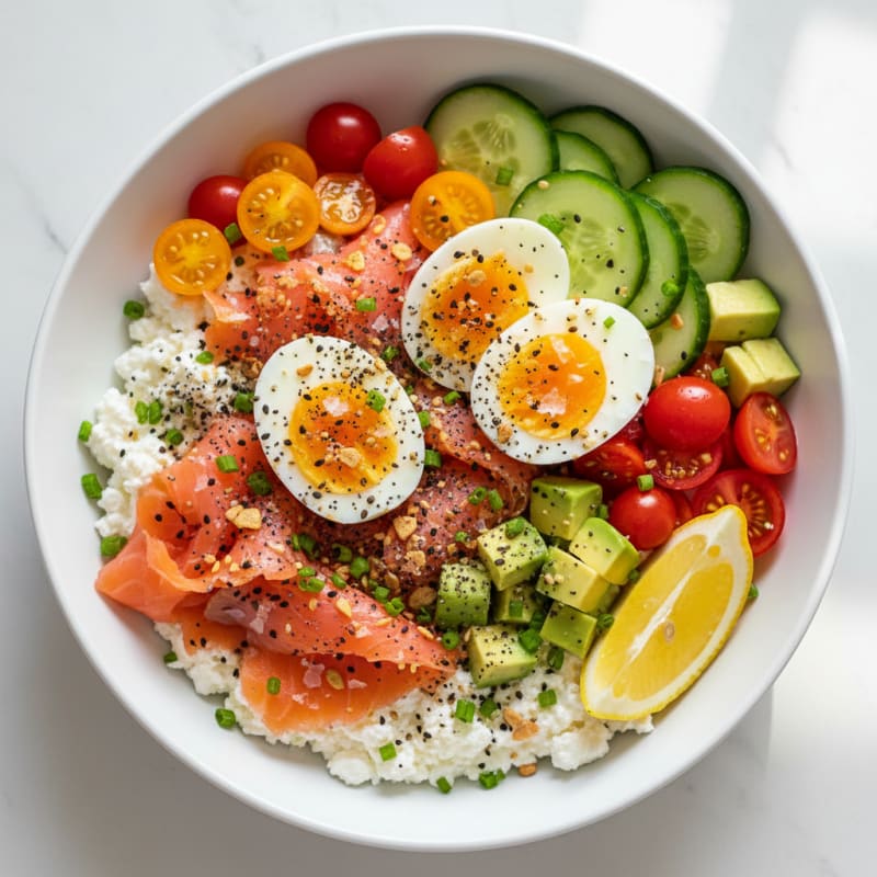 Savory Cottage Cheese Breakfast Bowl