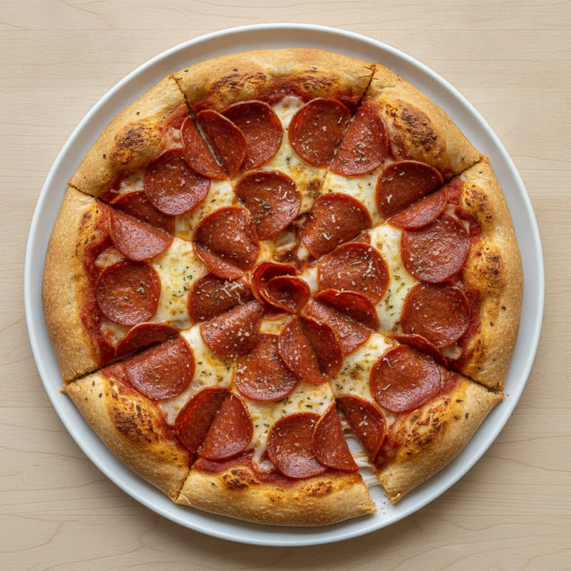 Pepperoni Stuffed Crust Pizza