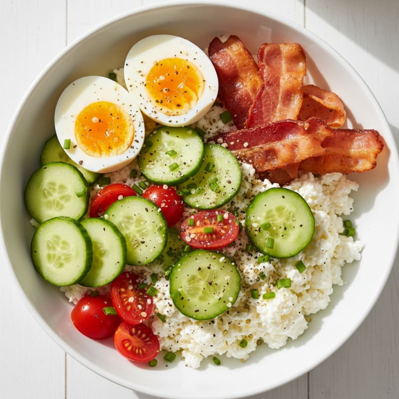 Savory Cottage Cheese Breakfast Bowl