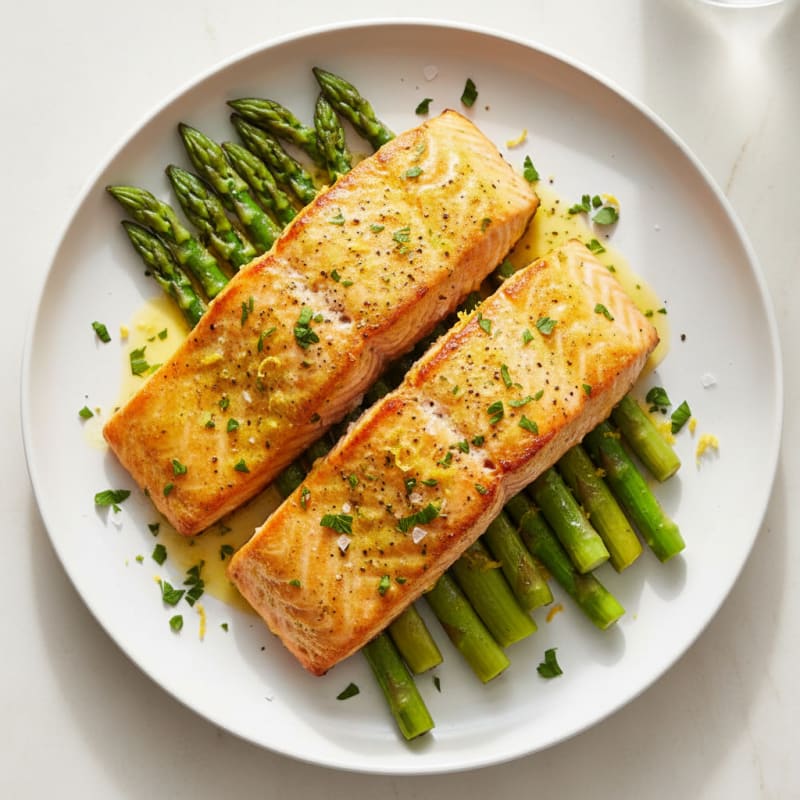 Golden Lemon-Herb Grilled Salmon