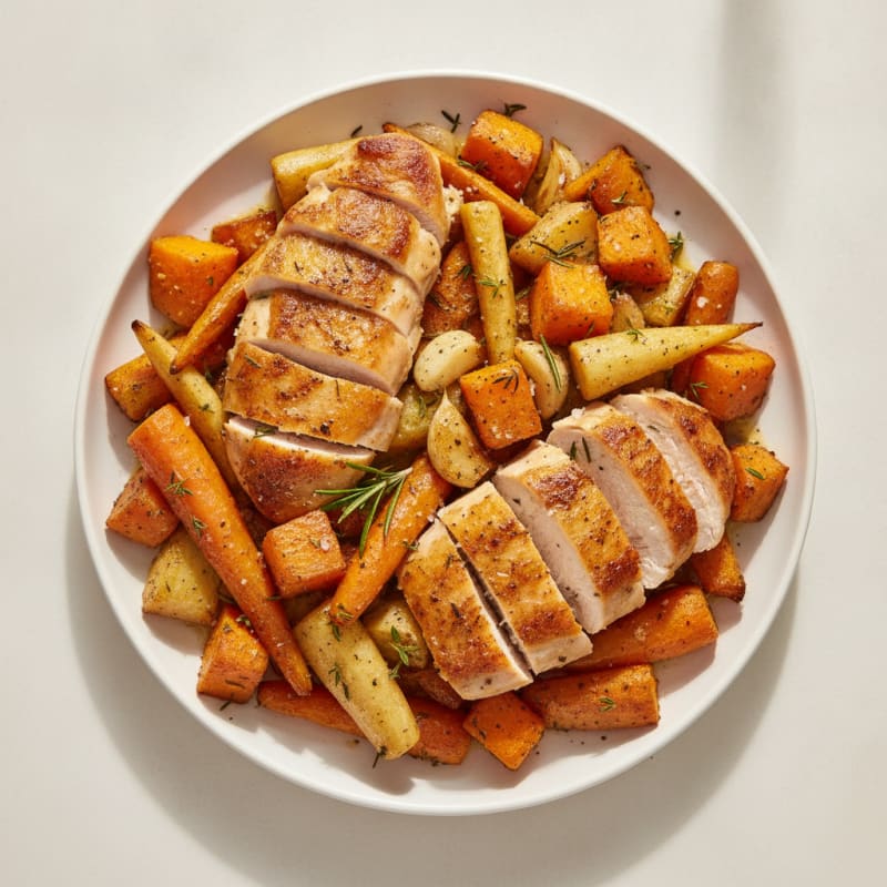 Roasted Root Vegetables with Herbs