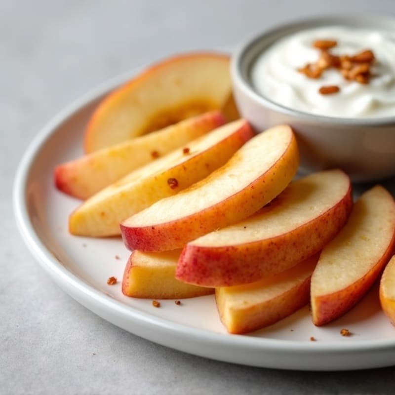 Crisp Apple Slices with Creamy Almond Butter