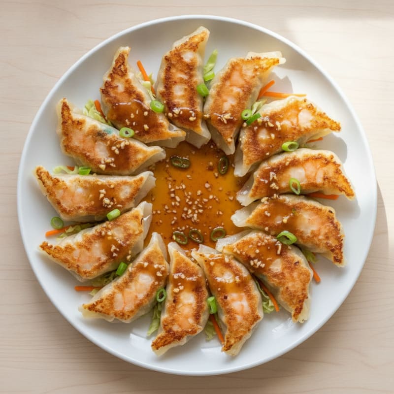 Shrimp Rice Paper Dumplings with Dipping Sauce