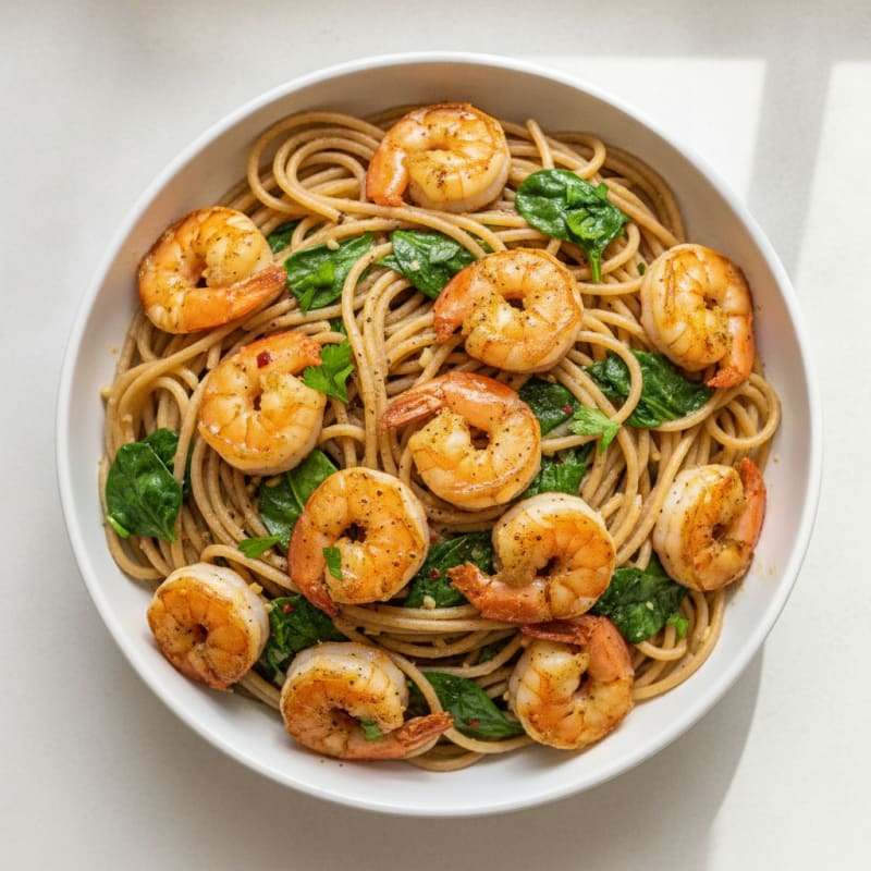 Garlic Butter Shrimp Pasta