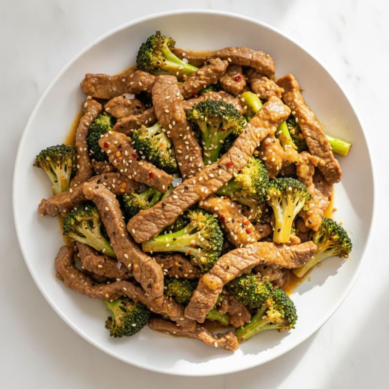 Sesame Beef and Broccoli Stir-Fry