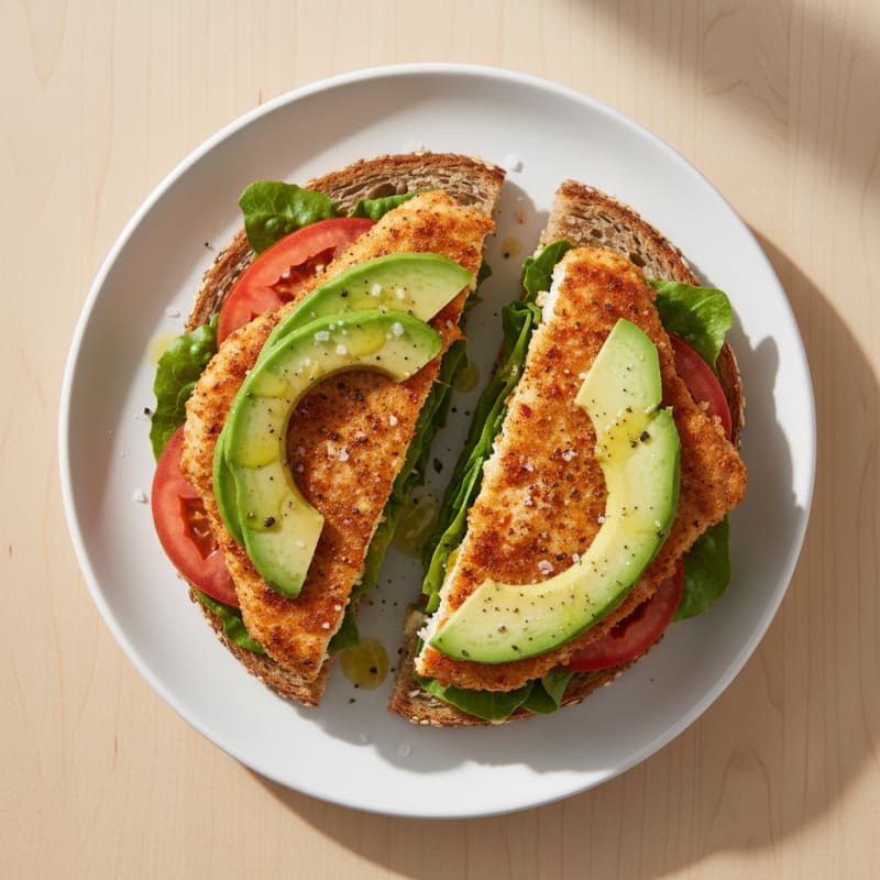 Crispy Chicken and Avocado Sandwich