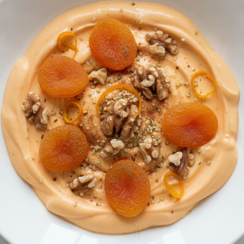 Orange Yogurt Bowl with Dried Fruit