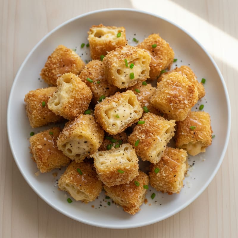 Golden Macaroni and Cheese Bites