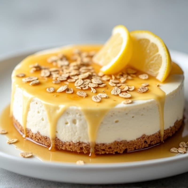 Creamy Greek Yogurt Protein Cheesecake