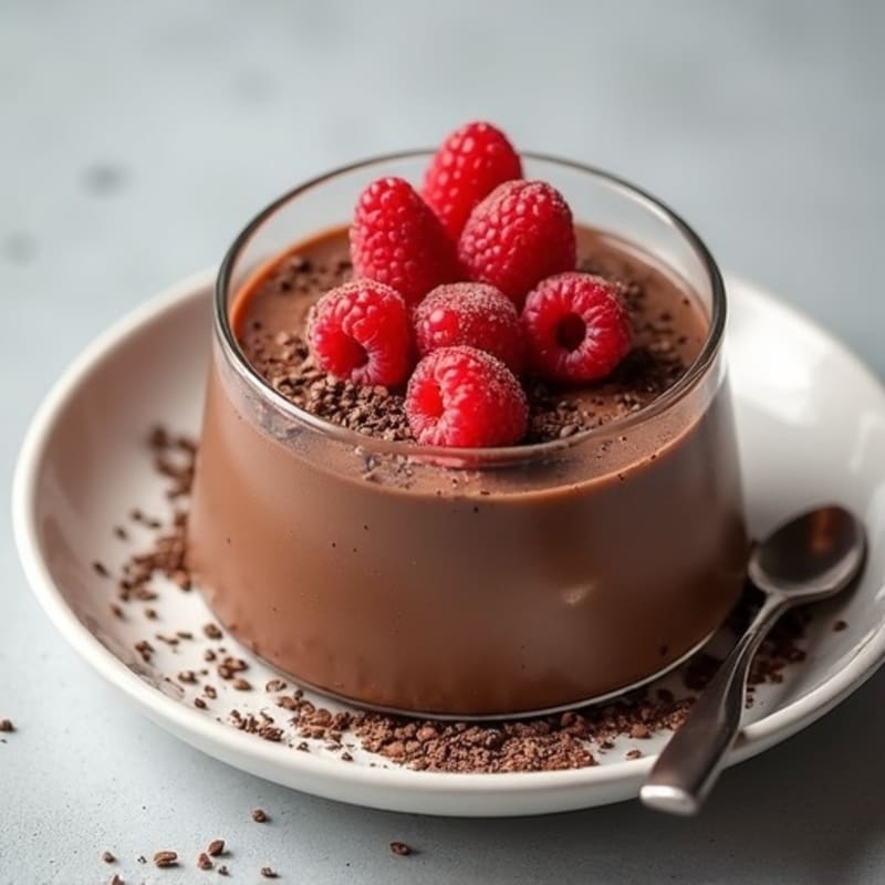 Silky Chocolate Protein Pudding