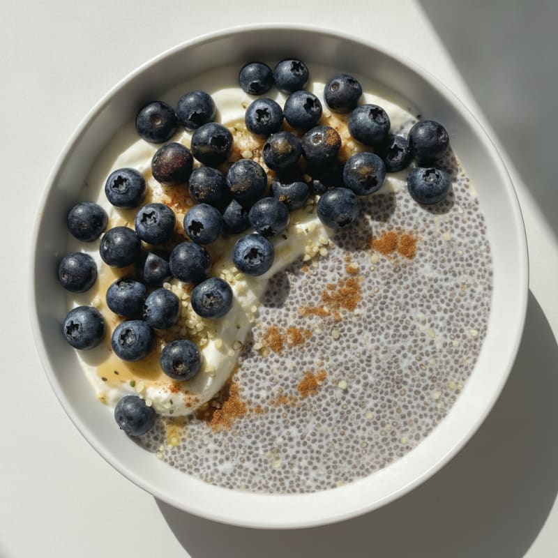 Berry Chia Seed Pudding Parfait