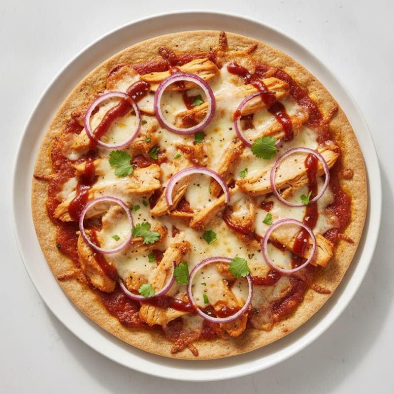 High-Protein BBQ Chicken Pizza