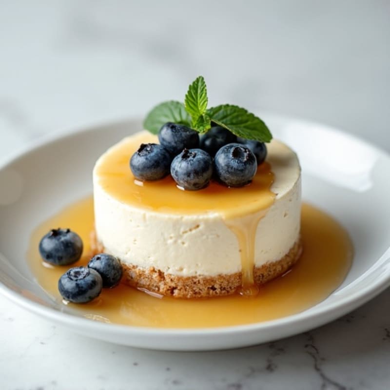 Creamy Greek Yogurt Protein Cheesecake