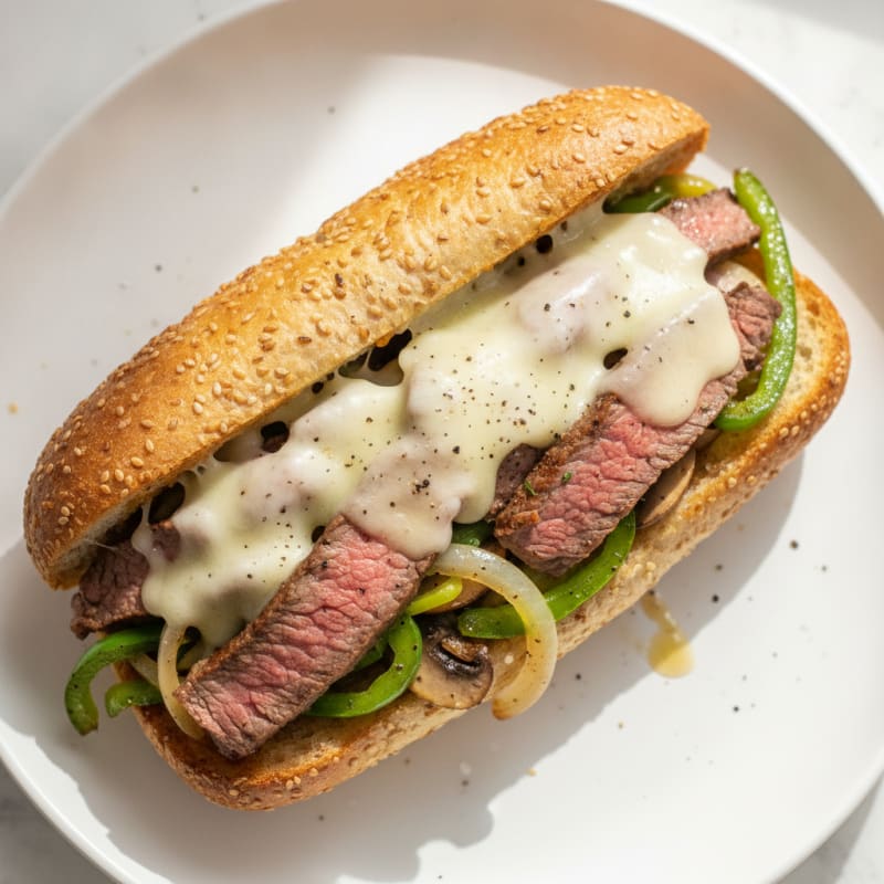 Clean-Eating Philly Cheesesteak