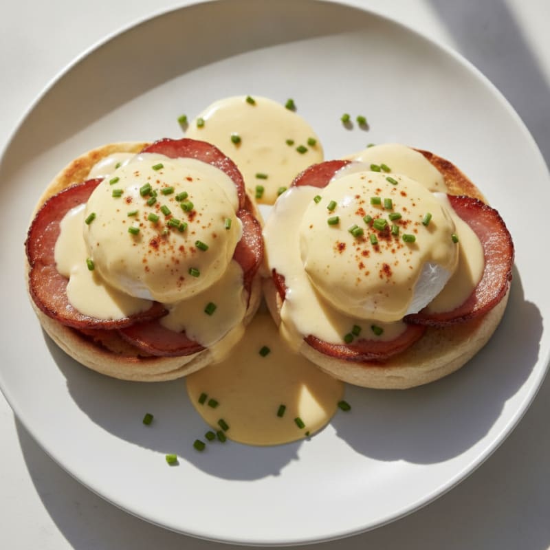 Classic Eggs Benedict with Hollandaise