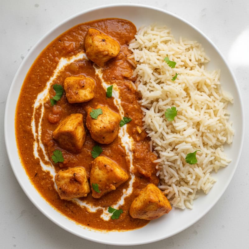 Chicken Tikka Masala with Basmati Rice