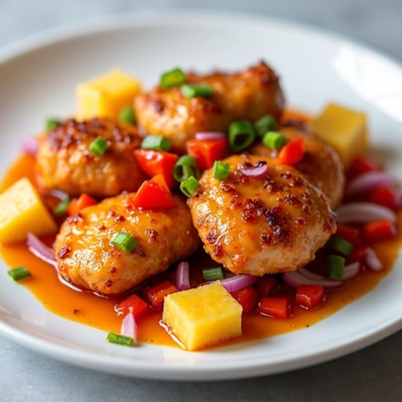 Crispy Baked Sweet and Sour Chicken