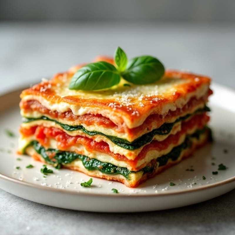 Healthy Layered Veggie Lasagna