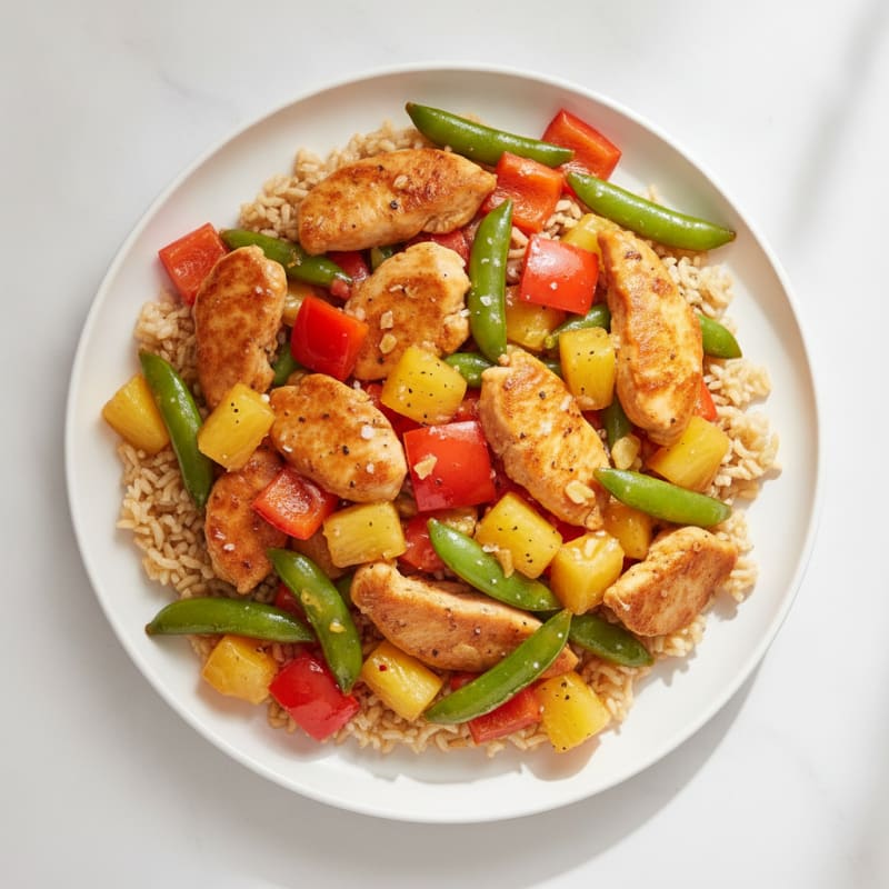Sweet and Sour Chicken Stir-Fry
