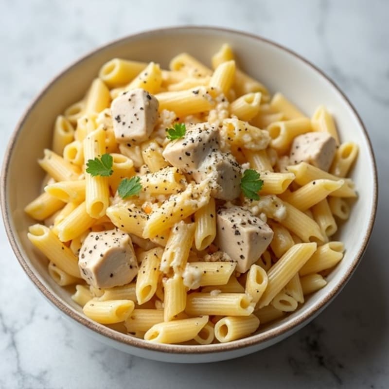 Creamy Cauliflower Alfredo Chicken Pasta