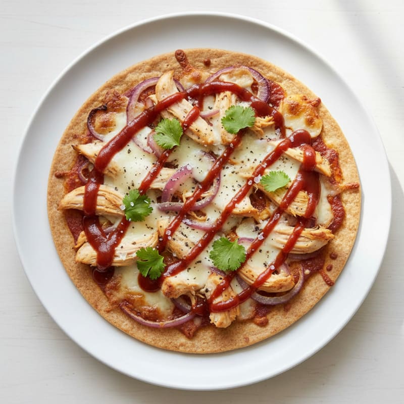 Crispy BBQ Chicken and Caramelized Onion Pizza