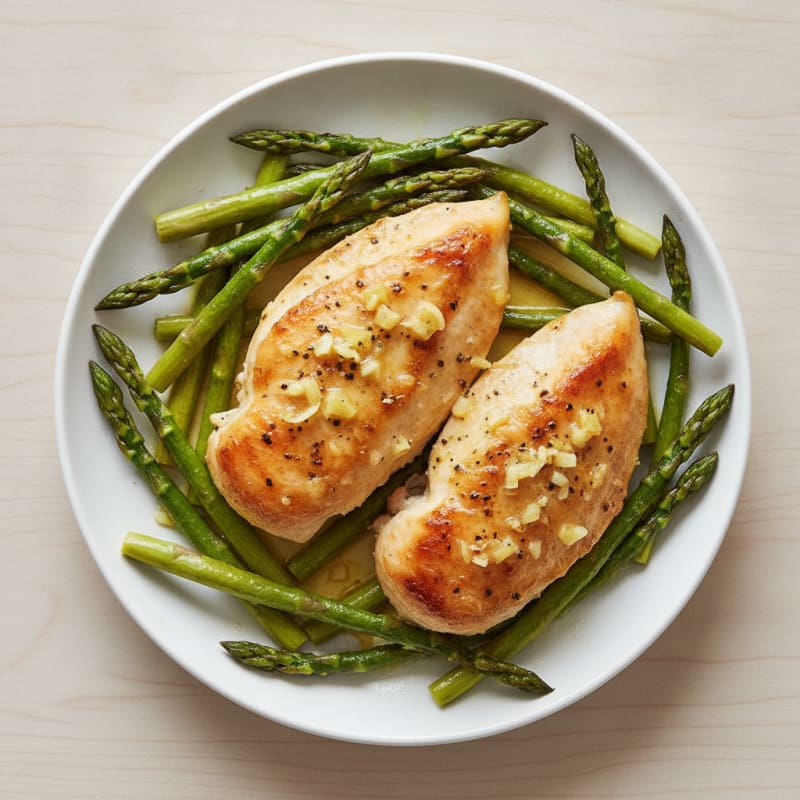 Sheet Pan Lemon Herb Chicken with Asparagus