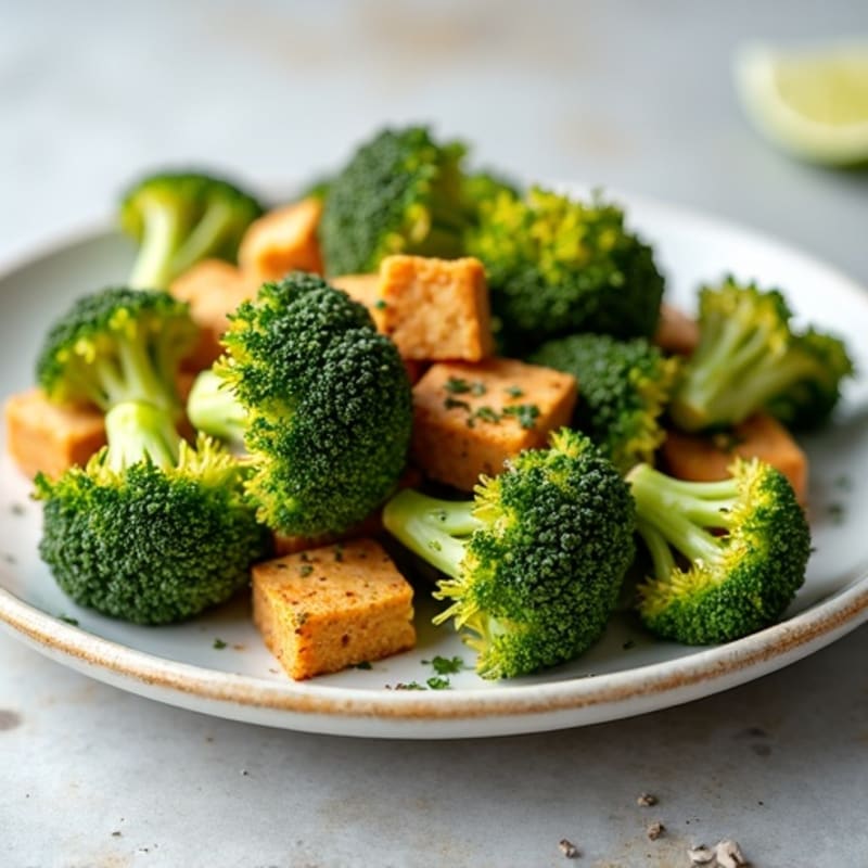 Crispy Roasted Broccoli with Lemon Garlic