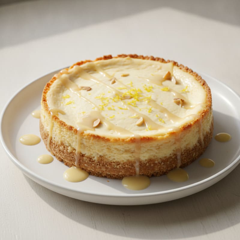 Creamy Greek Yogurt Protein Cheesecake
