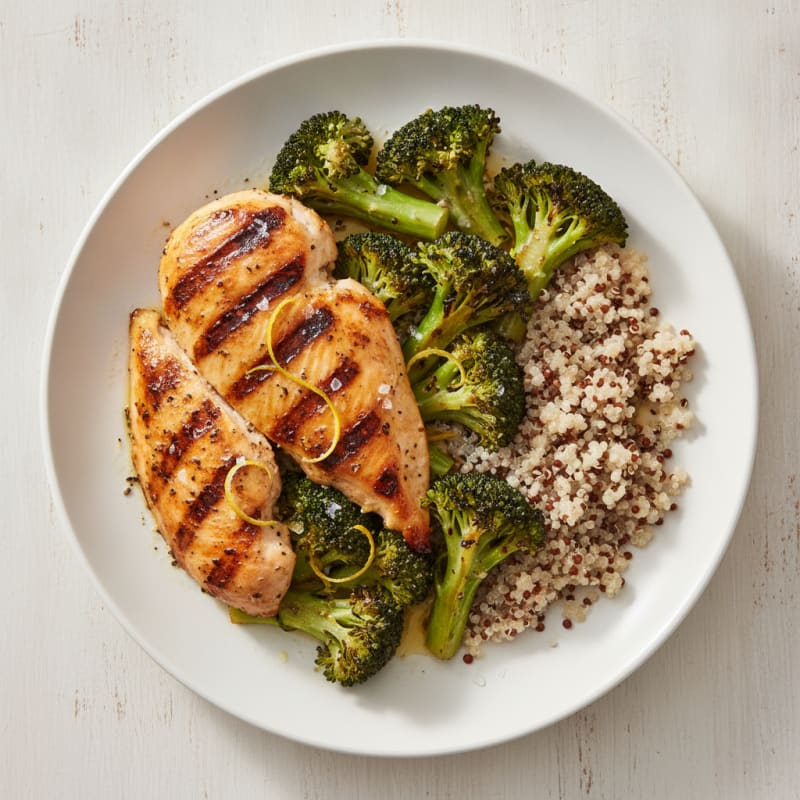 Lemon-Herb Grilled Chicken and Broccoli