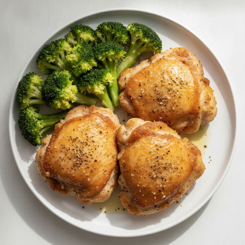 Air-Fried Garlic Herb Chicken Thighs