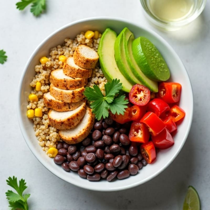 Zesty Lime Quinoa Black Bean Bowl