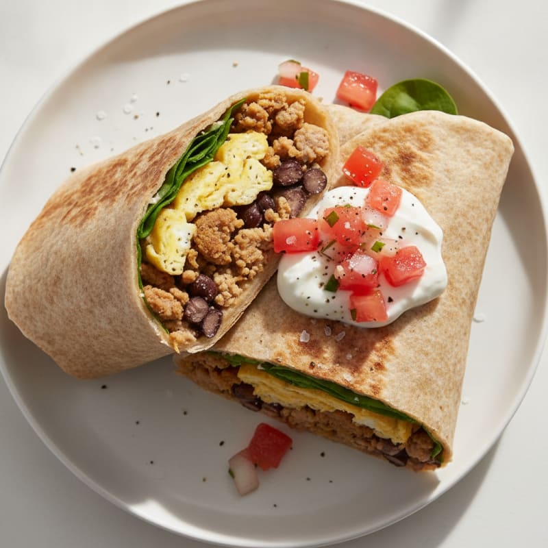 Ultimate Loaded Breakfast Burrito