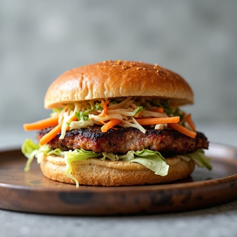 Tender Smoky Brisket Sandwich with Creamy Slaw