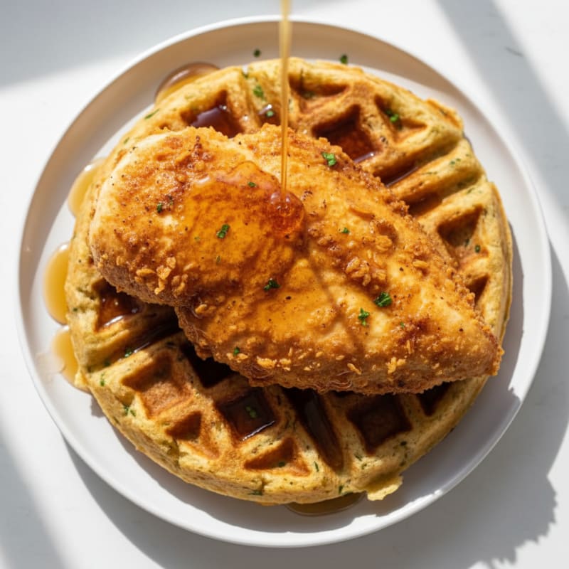 Golden Chicken & Waffles